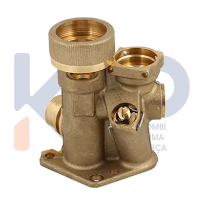 3 Yollu Vana Gövdesi Vaillant Turbotec Pirinç Kısa 0020020015