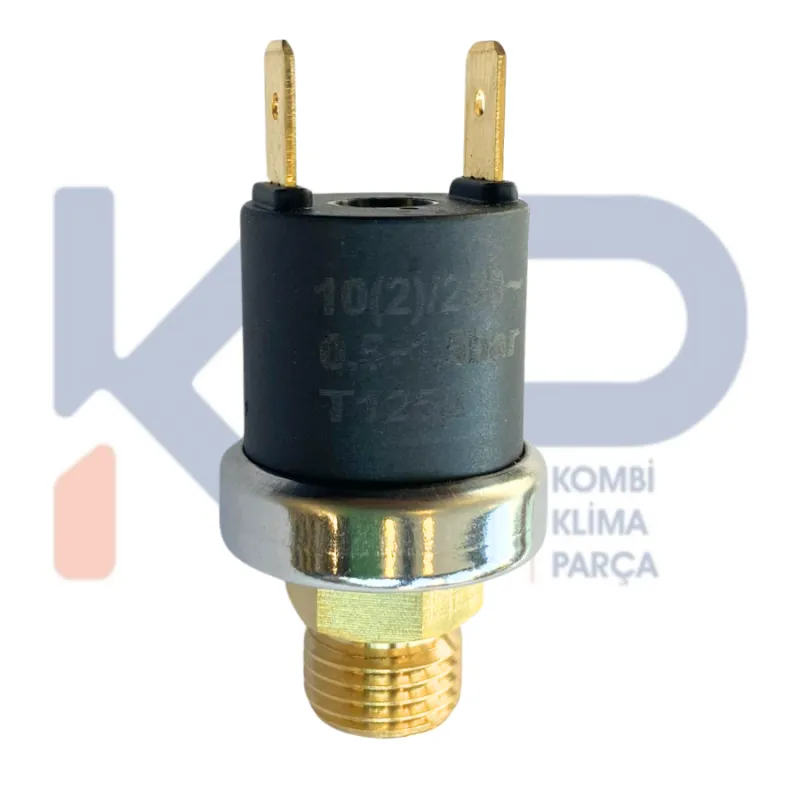 Su Basınç Sivici BDR Control 2 li Bağlantılı Pirinç 1/4 Baxi, Baymak 9951690, JJJ009951690, Ariston 995903, 64202146, Sime 6037502