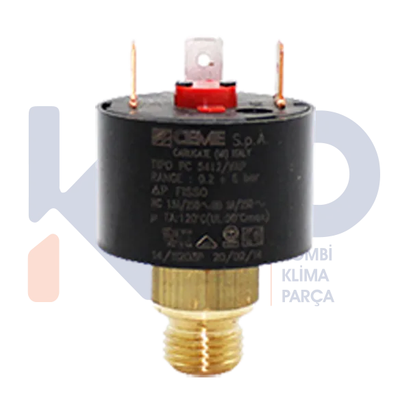 Su Basınç Sivici Ceme 3 lü Bağlantı Pirinç Protherm 0020027571 ECA 7006901799