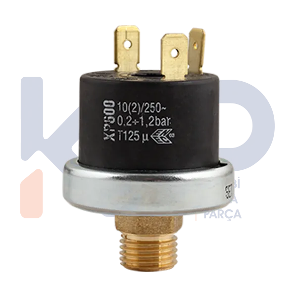 Su Basınç Sivici Mater 3 lü Bağlantılı Pirinç 1/4 Ferroli 39806180, Hermann, Saunier Duval H049003163, Protherm 0020027571, ECA 7006901799, Biasi BI1001122